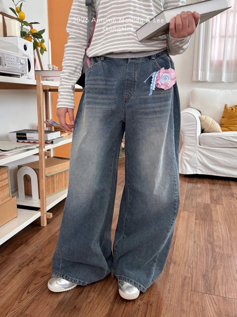Matilda & Lee - Korean Children Fashion - #littlefashionista - Maxi Wide Pants