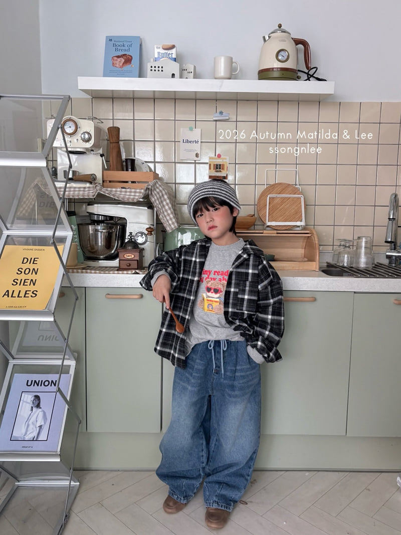 Matilda & Lee - Korean Children Fashion - #littlefashionista - New Banding Denim Pants - 6