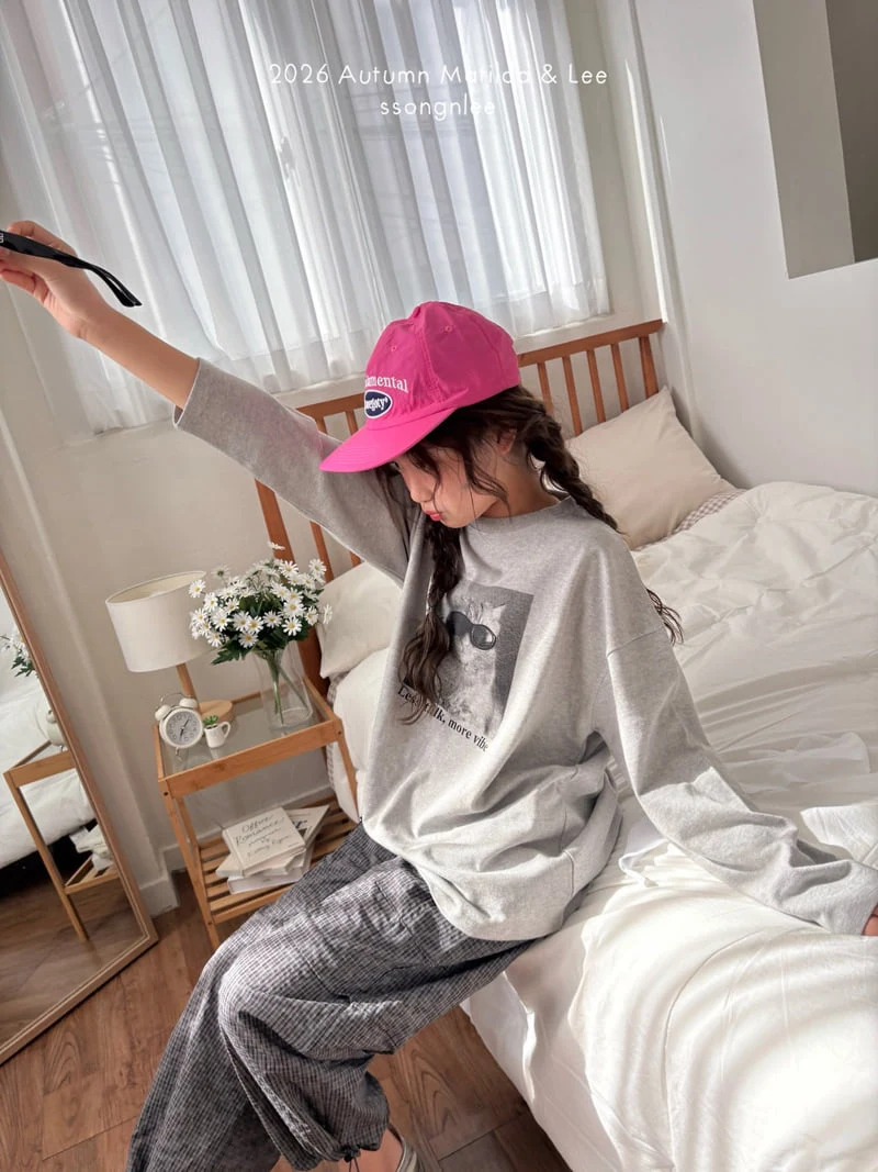 Matilda & Lee - Korean Children Fashion - #littlefashionista - Sunglasses Cat Tee - 7