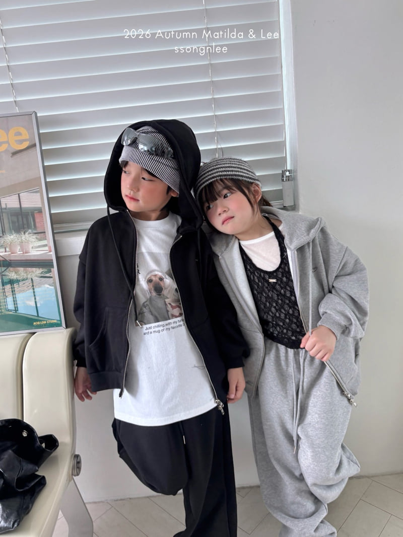 Matilda & Lee - Korean Children Fashion - #littlefashionista - Two-Way Hooded Zip-Up - 8