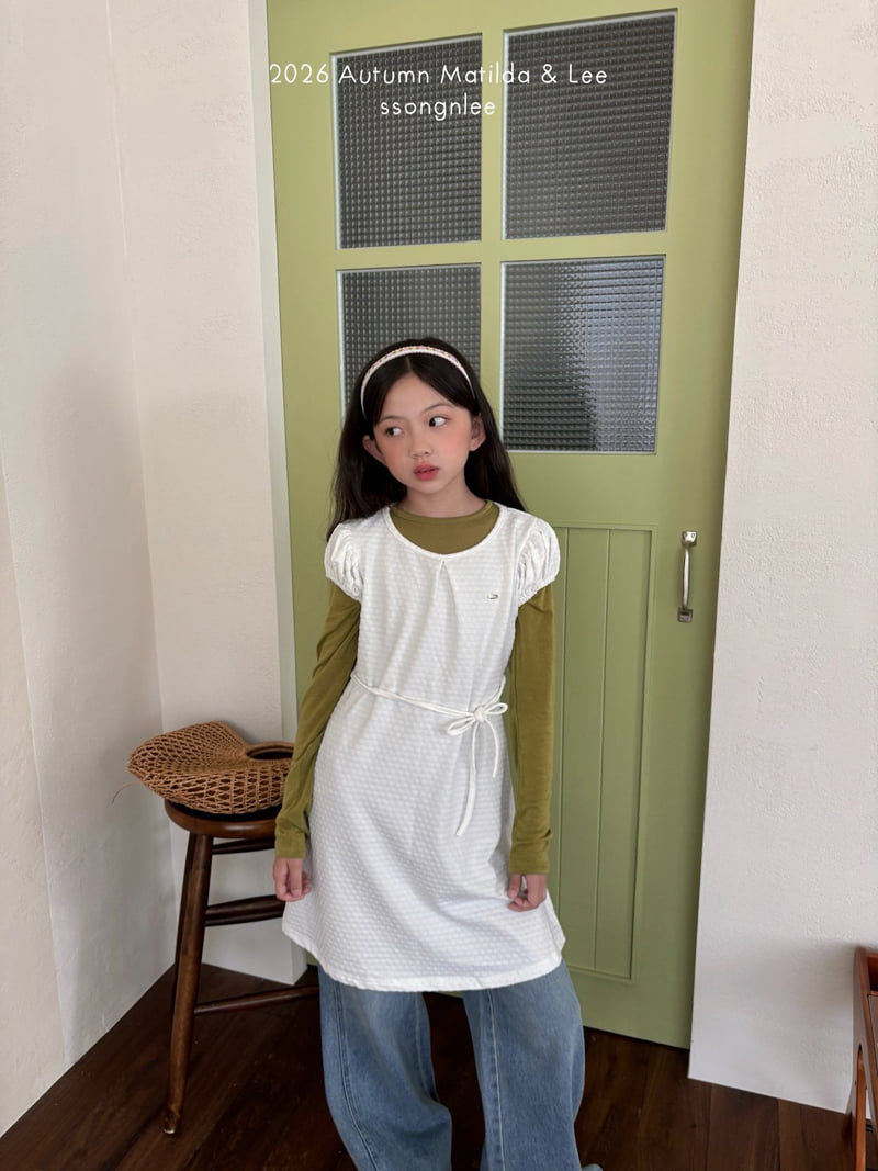 Matilda & Lee - Korean Children Fashion - #Kfashion4kids - Puff One-piece - 4