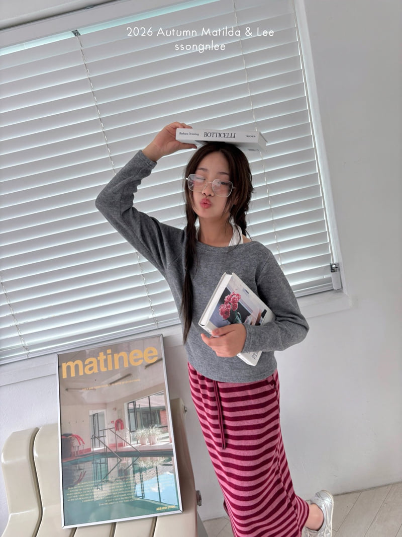 Matilda & Lee - Korean Children Fashion - #littlefashionista - Billy Knit Skirt - 12
