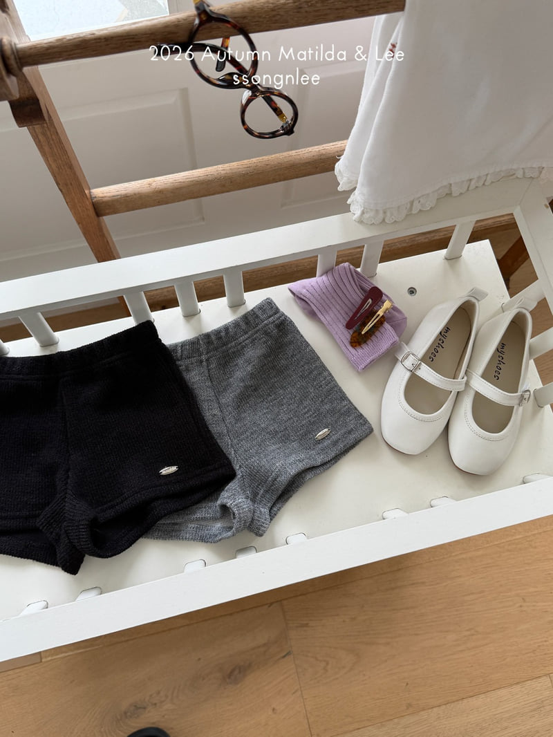 Matilda & Lee - Korean Children Fashion - #Kfashion4kids - Knit Short Pants - 4