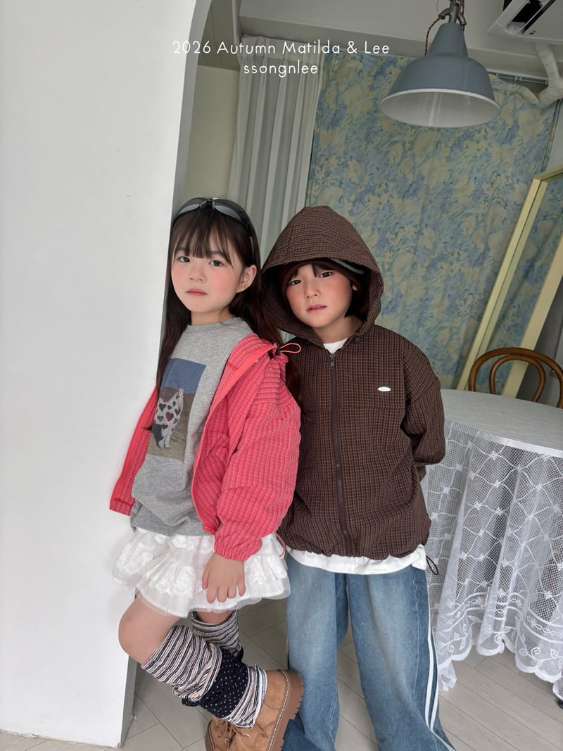 Matilda & Lee - Korean Children Fashion - #magicofchildhood - Check Hooded Jacket - 8