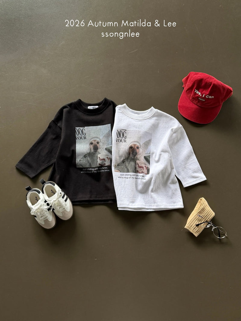 Matilda & Lee - Korean Children Fashion - #magicofchildhood - Headset Dog Tee - 5