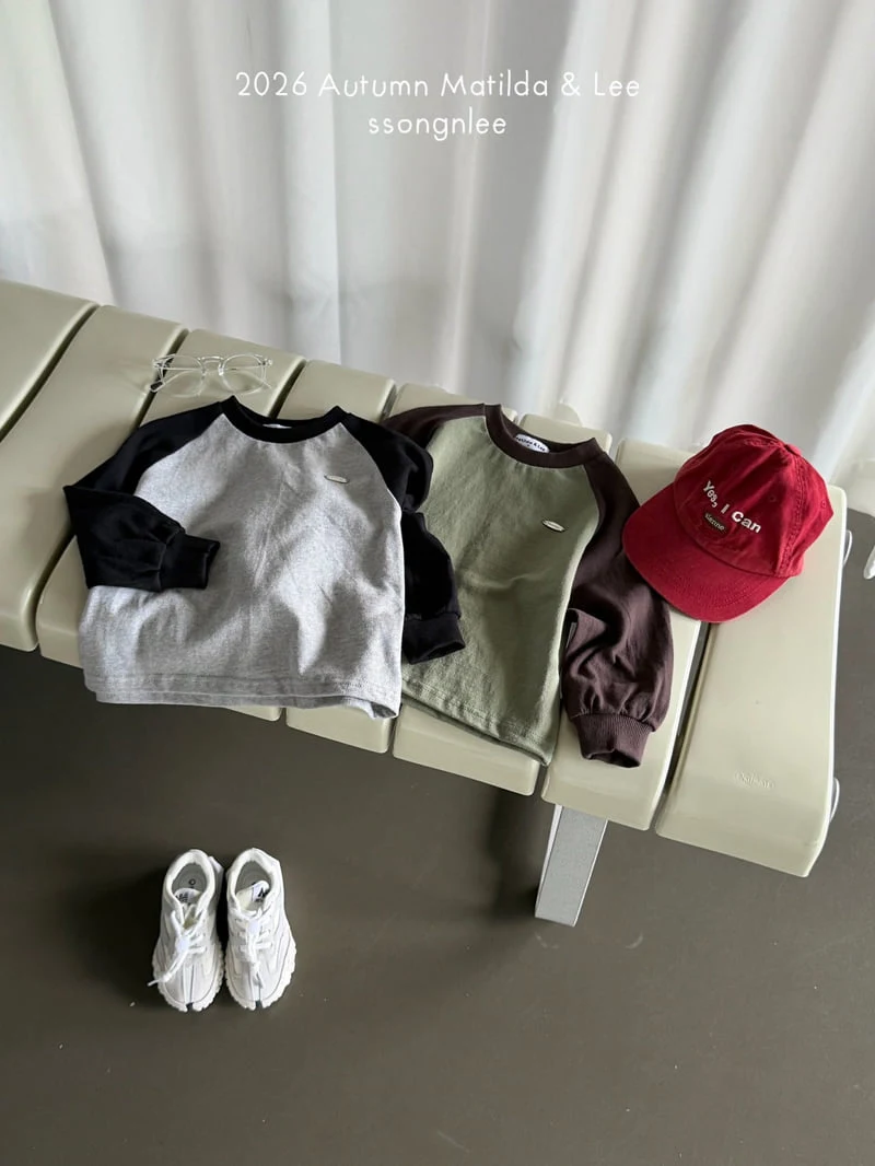 Matilda & Lee - Korean Children Fashion - #magicofchildhood - Colorblock Raglan Tee - 10