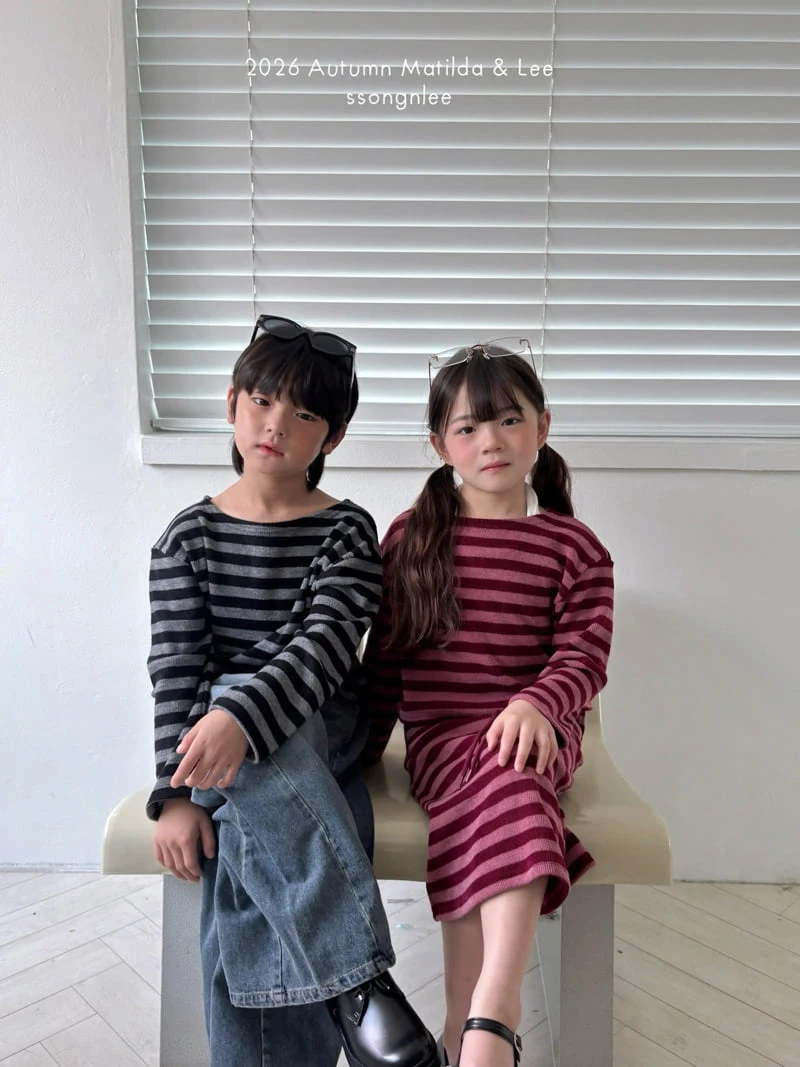 Matilda & Lee - Korean Children Fashion - #magicofchildhood - Billy Off-Shoulder Tee - 8