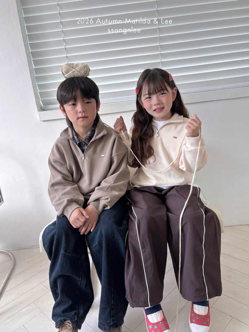 Matilda & Lee - Korean Children Fashion - #magicofchildhood - Blue Black Denim Pants - 11