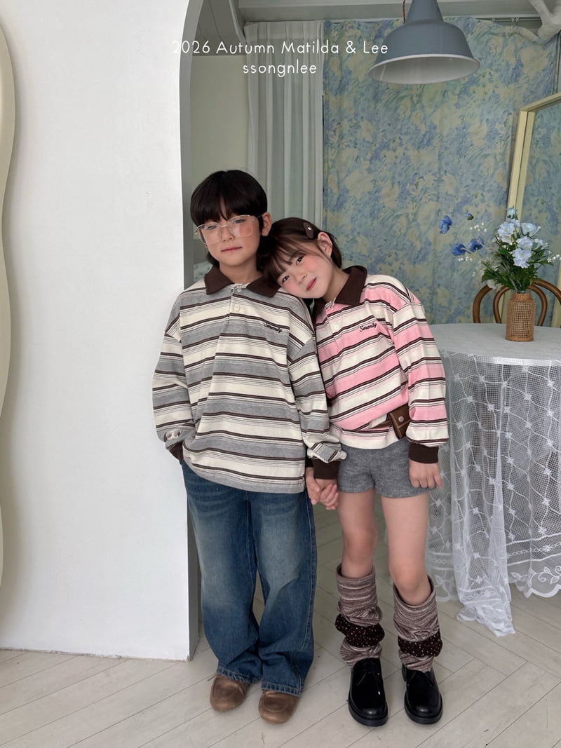 Matilda & Lee - Korean Children Fashion - #magicofchildhood - Serani Collar Tee - 7