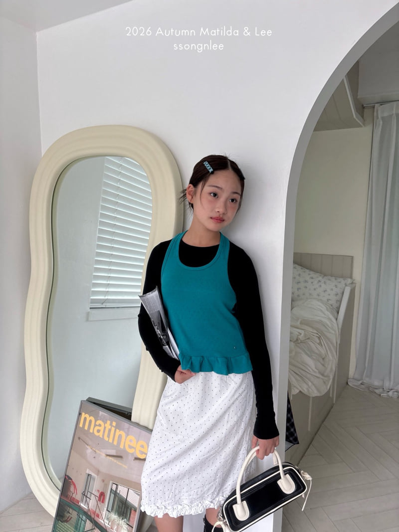 Matilda & Lee - Korean Children Fashion - #magicofchildhood - Frill Halter Tee - 3