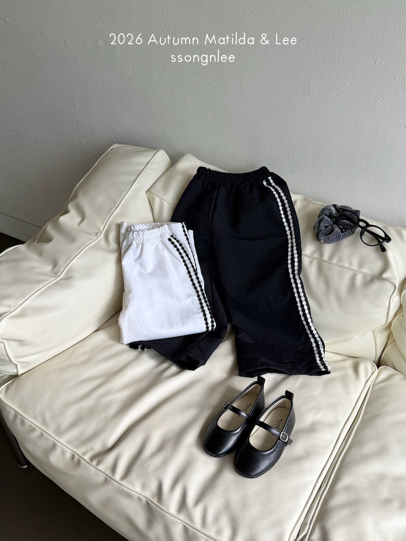 Matilda & Lee - Korean Children Fashion - #magicofchildhood - Flower Line Pants - 8