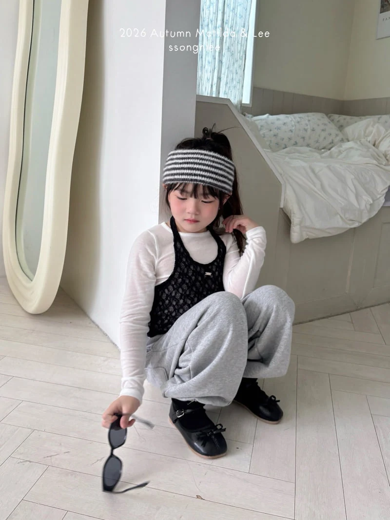 Matilda & Lee - Korean Children Fashion - #littlefashionista - Lace Halter Tee - 4
