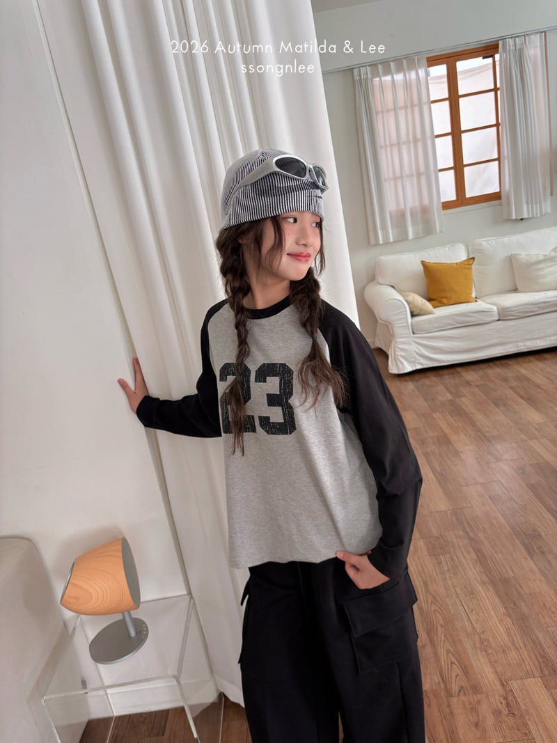 Matilda & Lee - Korean Children Fashion - #minifashionista - 23 Colorblock Raglan Tee - 3