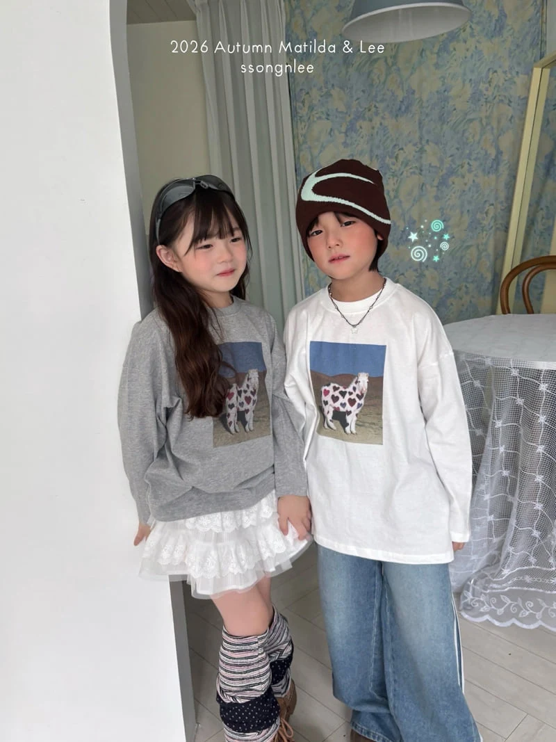 Matilda & Lee - Korean Children Fashion - #minifashionista - Heart Pony Tee