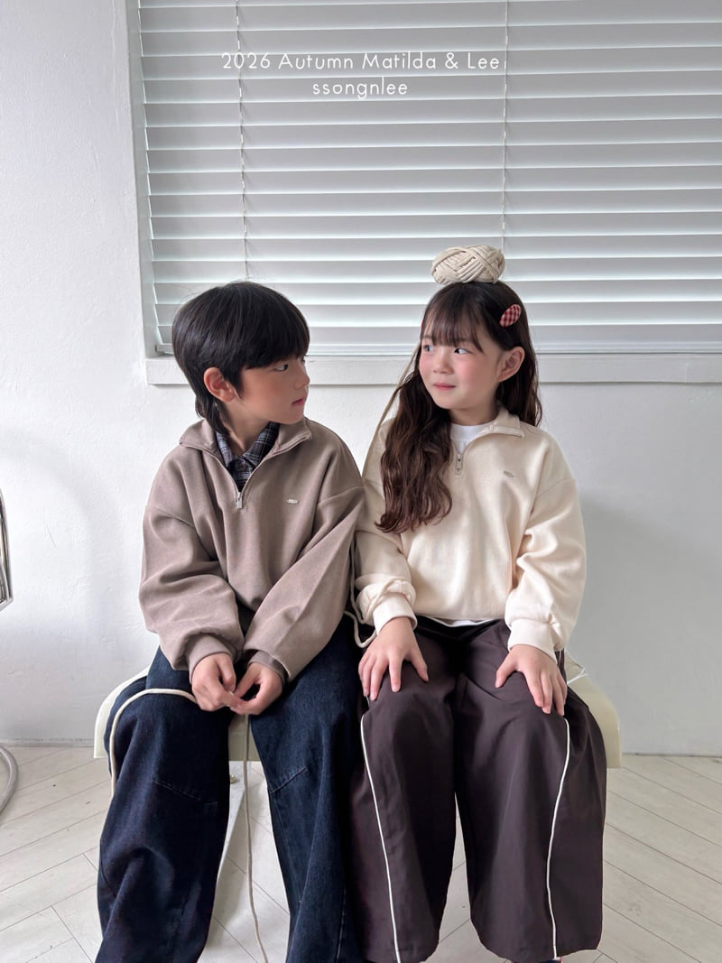 Matilda & Lee - Korean Children Fashion - #minifashionista - Blue Black Denim Pants - 12