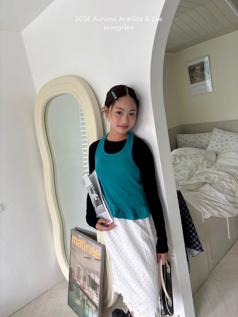 Matilda & Lee - Korean Children Fashion - #magicofchildhood - Frill Halter Tee - 4