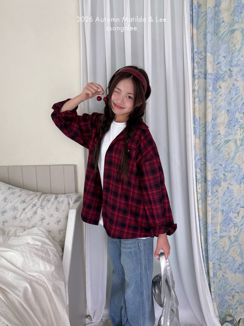 Matilda & Lee - Korean Children Fashion - #prettylittlegirls - About Check Shirt