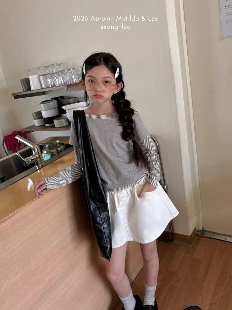 Matilda & Lee - Korean Children Fashion - #prettylittlegirls - Daily Cotton Skirt - 3