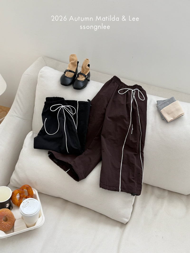 Matilda & Lee - Korean Children Fashion - #prettylittlegirls - Side Pompom String Pants - 11
