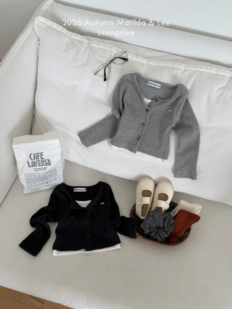 Matilda & Lee - Korean Children Fashion - #prettylittlegirls - Apple Ribbed Cardigan - 8