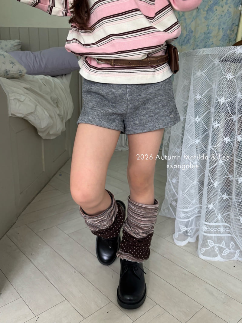 Matilda & Lee - Korean Children Fashion - #prettylittlegirls - Knit Short Pants - 7