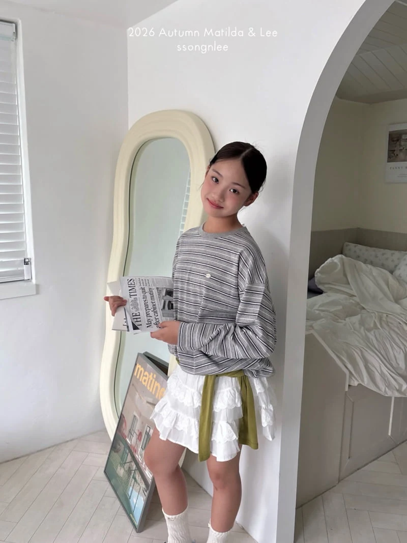 Matilda & Lee - Korean Children Fashion - #stylishchildhood - Deli Stripe Tee - 6