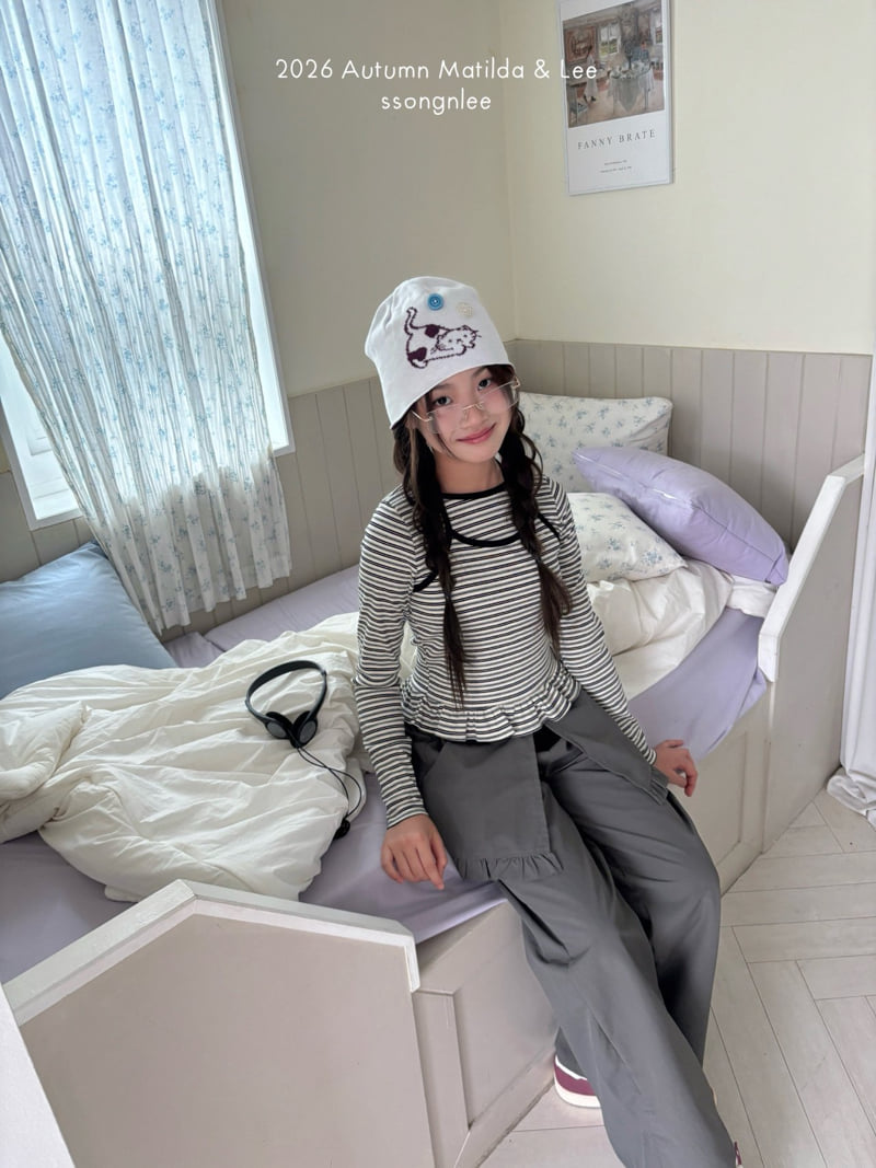 Matilda & Lee - Korean Children Fashion - #stylishchildhood - Day Stripe Halterneck Tee - 10