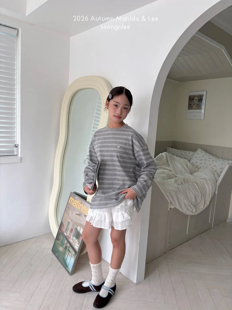 Matilda & Lee - Korean Children Fashion - #prettylittlegirls - Deli Stripe Tee - 4