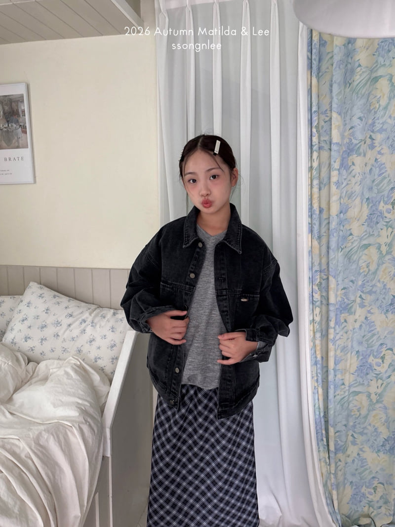 Matilda & Lee - Korean Children Fashion - #todddlerfashion - Washed Denim Jacket - 3