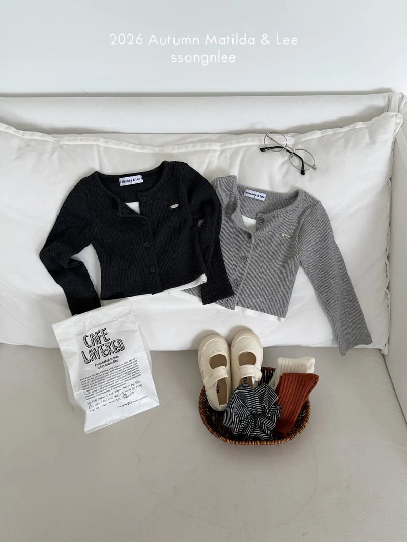 Matilda & Lee - Korean Children Fashion - #todddlerfashion - Apple Ribbed Cardigan - 9