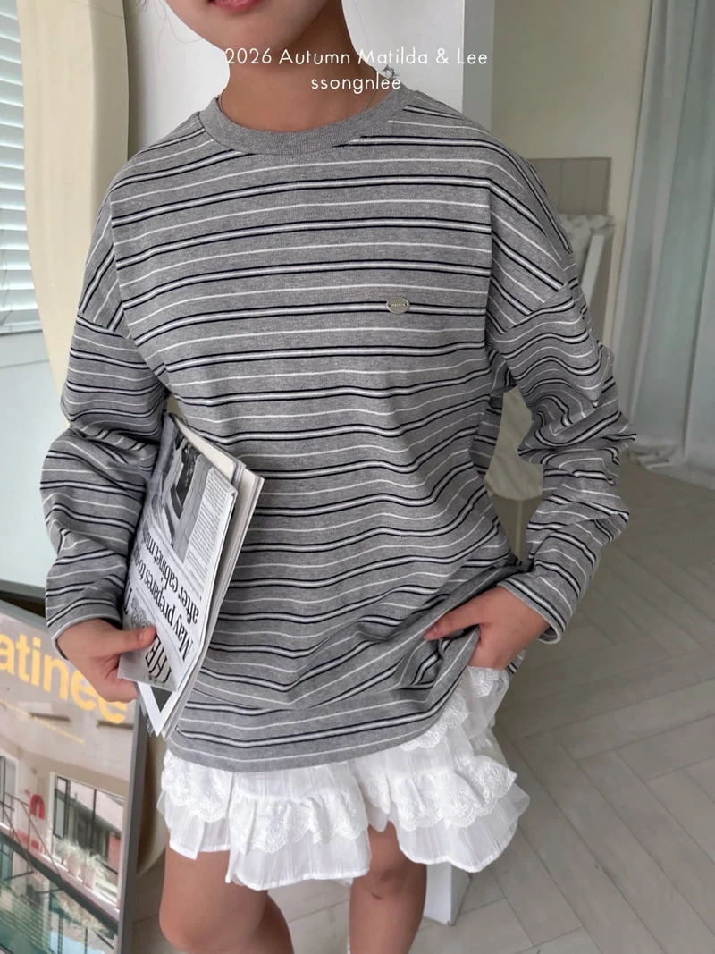 Matilda & Lee - Korean Children Fashion - #toddlerclothing - Deli Stripe Tee - 5