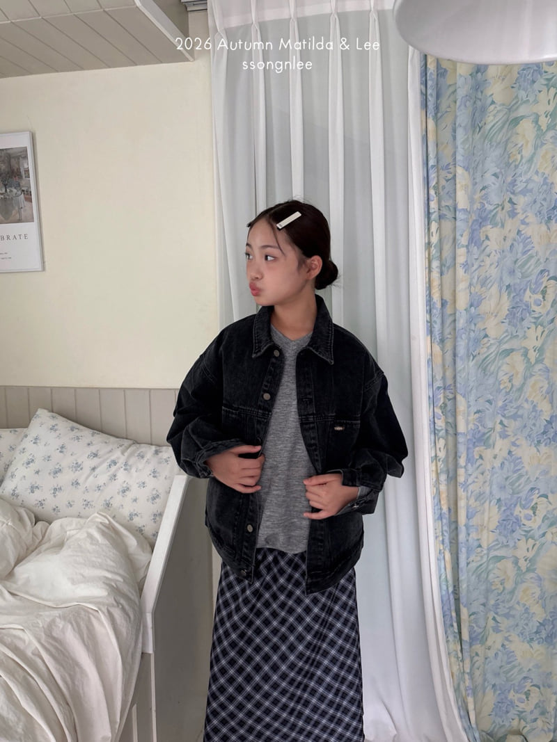 Matilda & Lee - Korean Children Fashion - #todddlerfashion - Washed Denim Jacket - 4