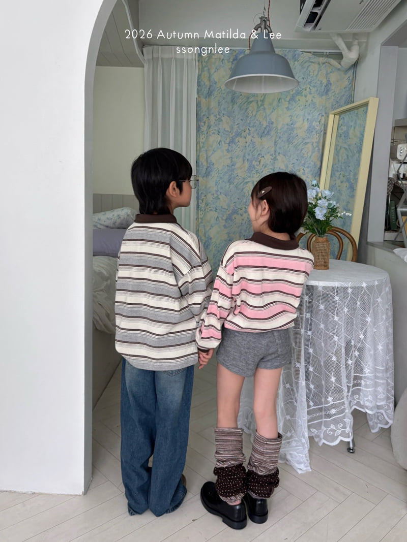 Matilda & Lee - Korean Children Fashion - #toddlerclothing - Serani Collar Tee - 11