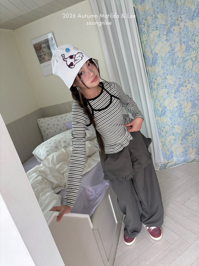 Matilda & Lee - Korean Children Fashion - #toddlerclothing - Day Stripe Halterneck Tee - 9