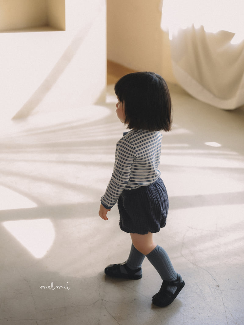 Melmel - Korean Children Fashion - #Kfashion4kids - Embo Short Bloomer - 8