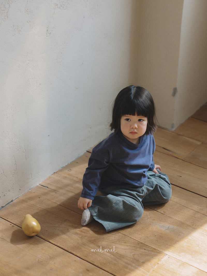 Melmel - Korean Children Fashion - #childofig - Pigment Stripe Wide Pants - 6