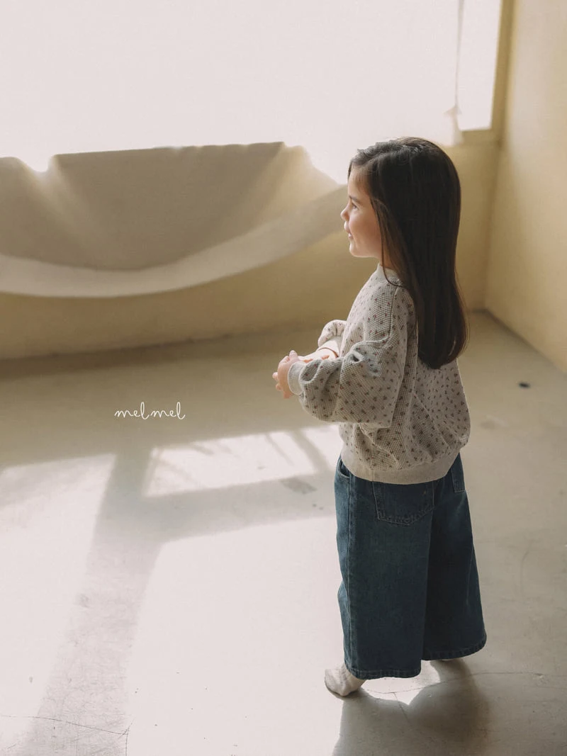 Melmel - Korean Children Fashion - #childofig - Print Waffle Sweatshirts - 5