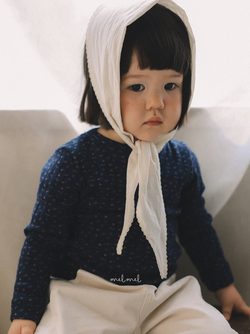 Melmel - Korean Children Fashion - #childofig - Flower Rib Tee - 8