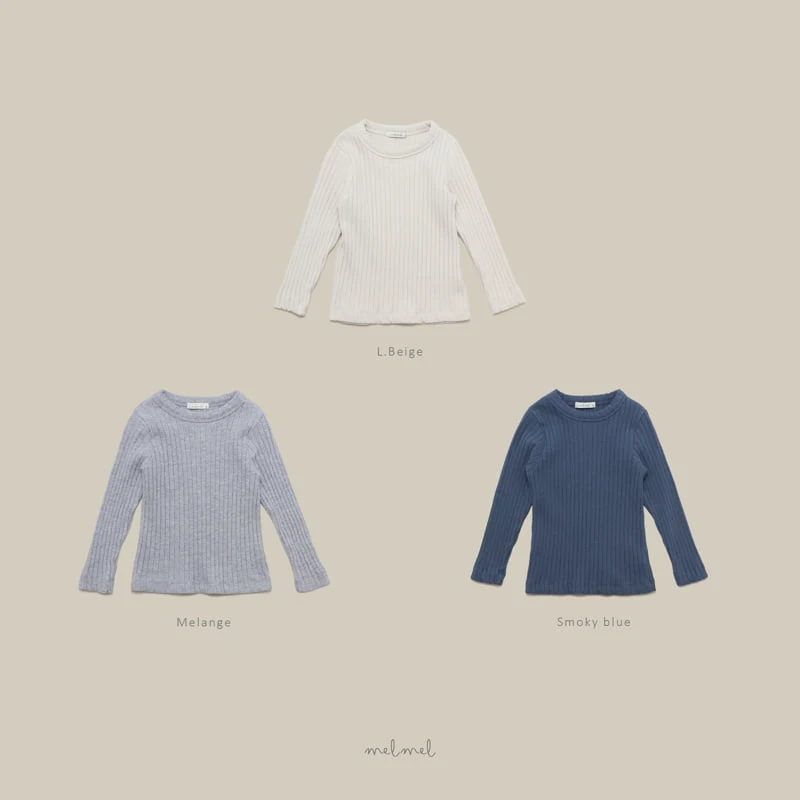 Melmel - Korean Children Fashion - #discoveringself - Milk Rib Tee - 12