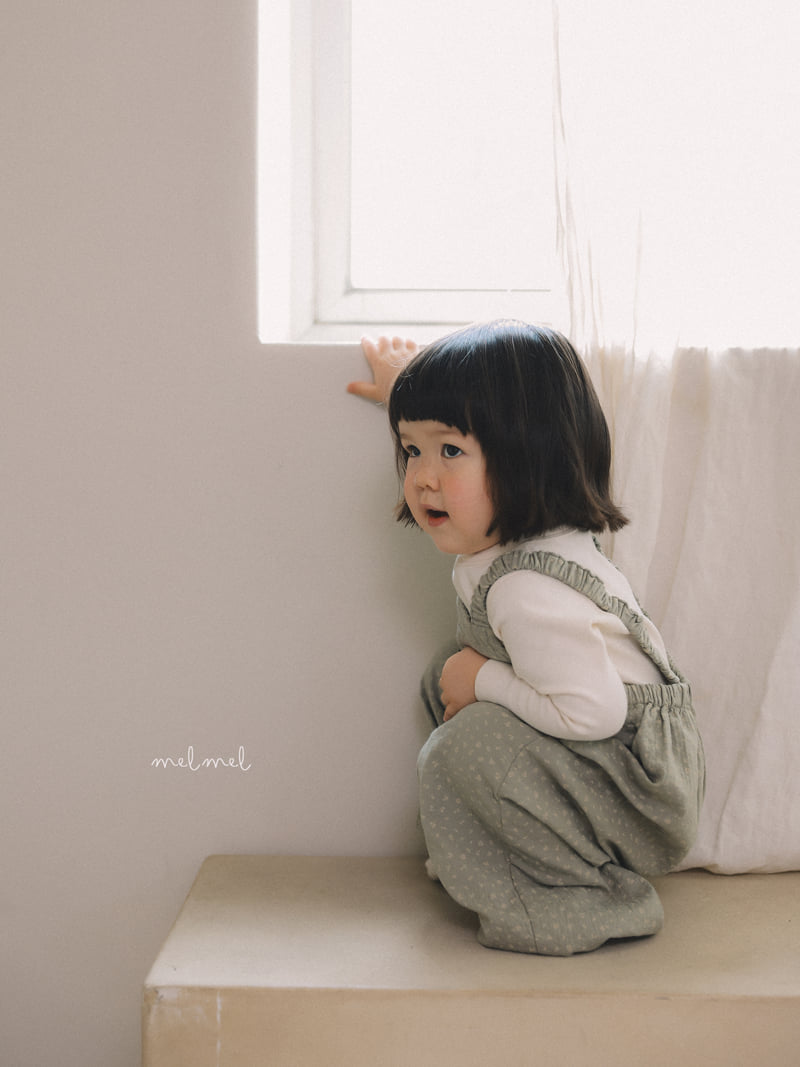 Melmel - Korean Children Fashion - #discoveringself - Daisy Overalls - 11