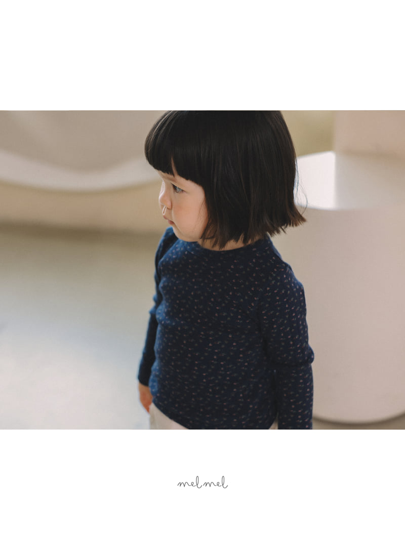 Melmel - Korean Children Fashion - #discoveringself - Flower Rib Tee - 11