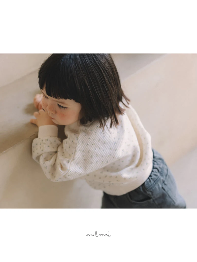 Melmel - Korean Children Fashion - #fashionkids - Print Waffle Sweatshirts - 9