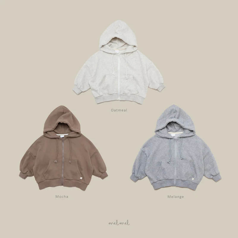 Melmel - Korean Children Fashion - #kidsshorts - Hood Zip-up Jacket