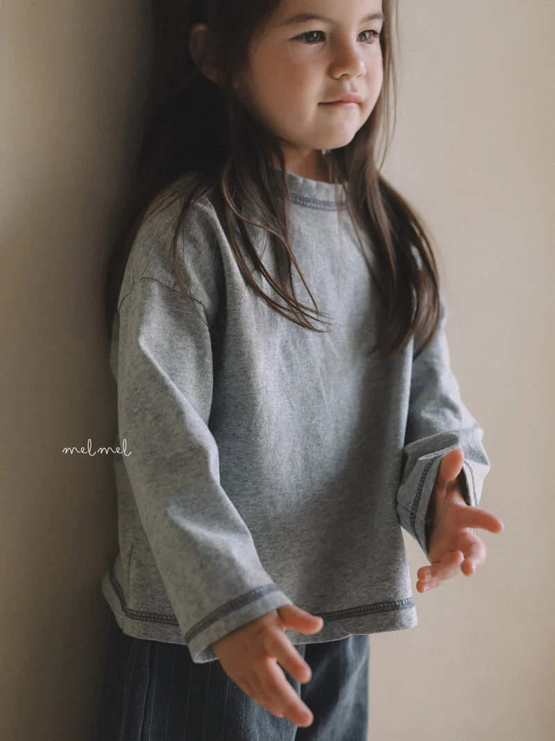 Melmel - Korean Children Fashion - #kidsshorts - Stitch Tee - 3