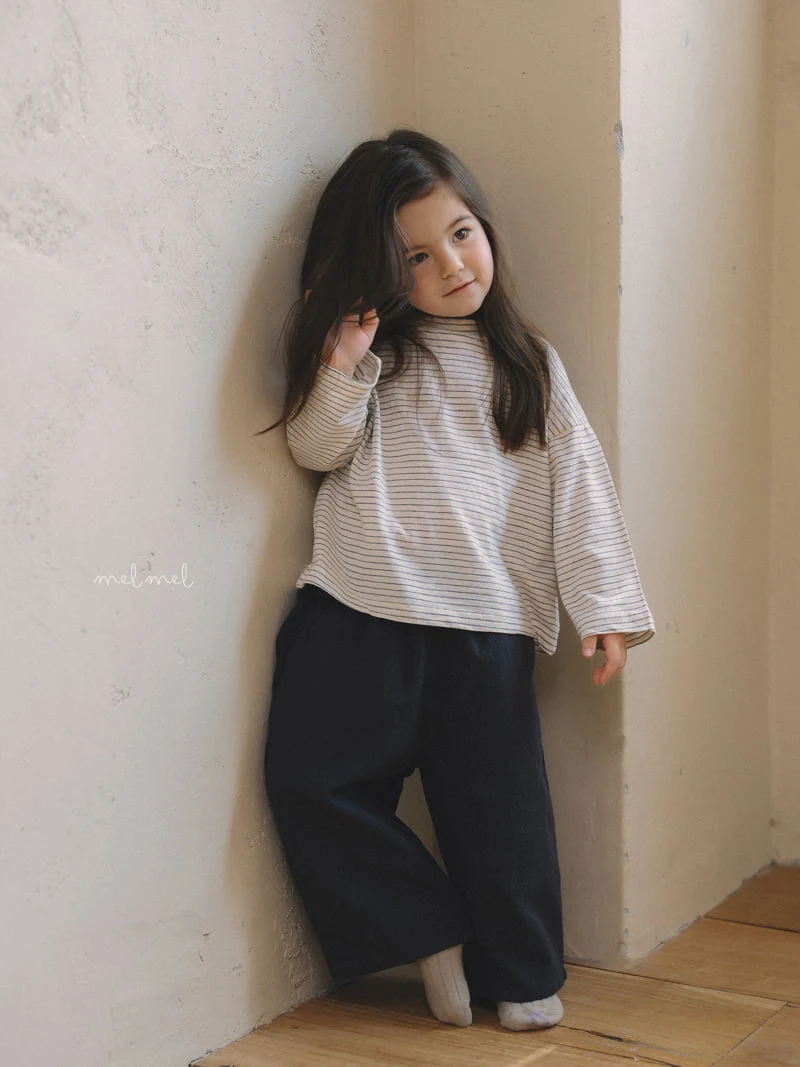 Melmel - Korean Children Fashion - #kidsstore - Stripe Tee - 9