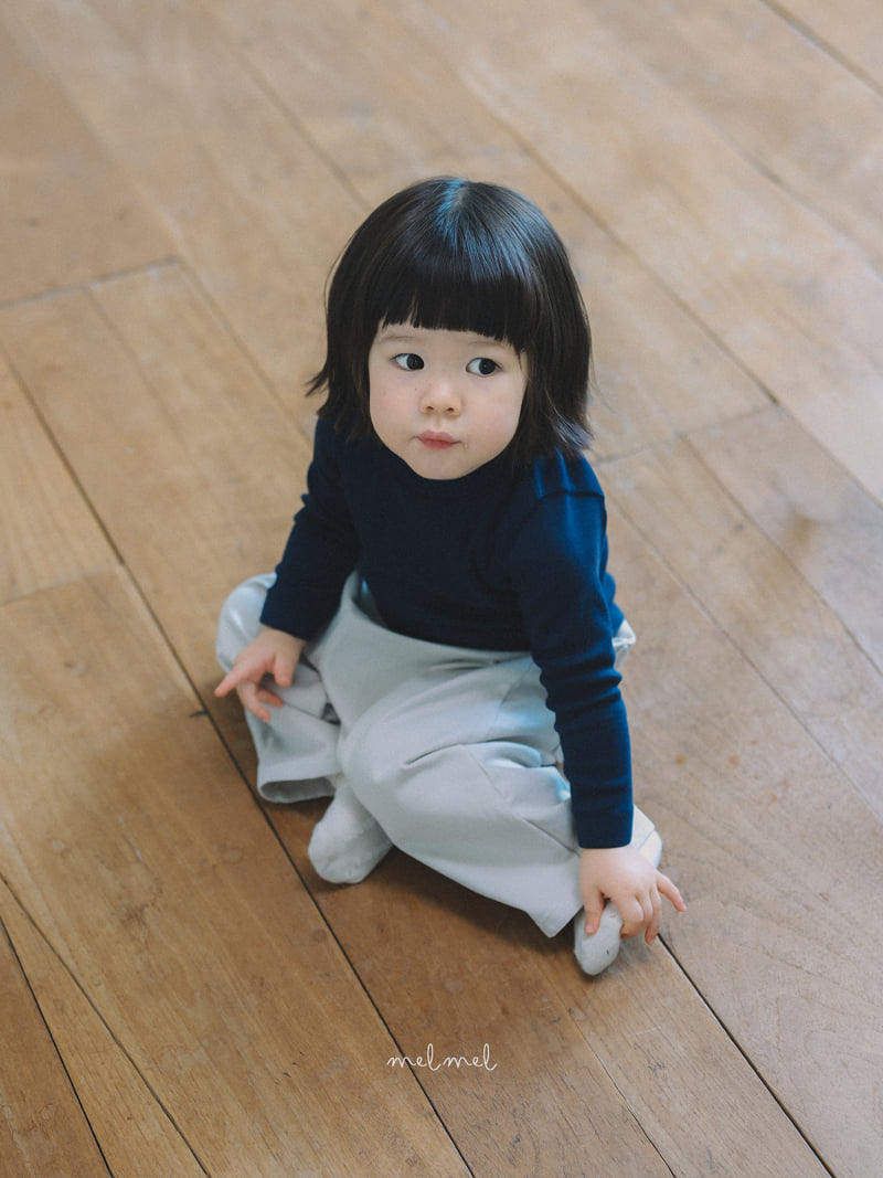 Melmel - Korean Children Fashion - #kidsstore - Rib Tee - 7