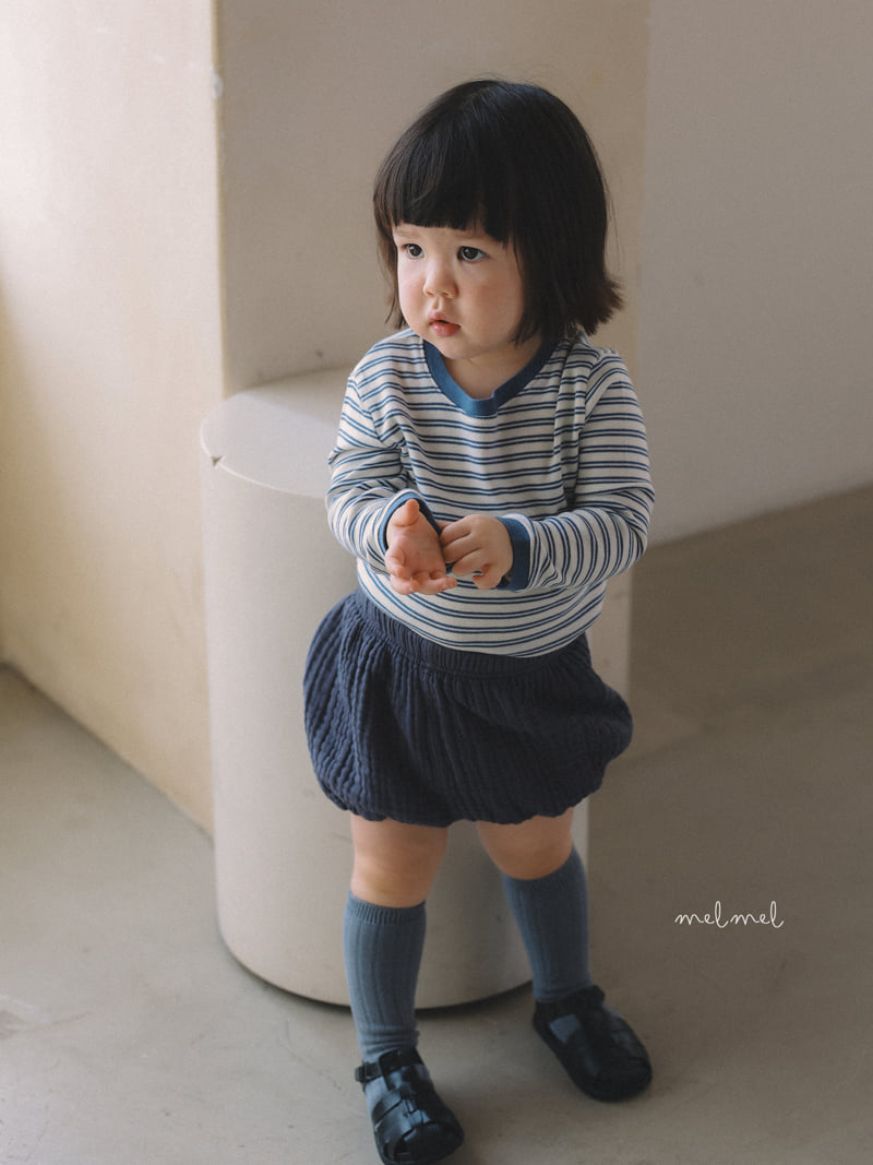 Melmel - Korean Children Fashion - #kidsstore - Embo Short Bloomer - 6