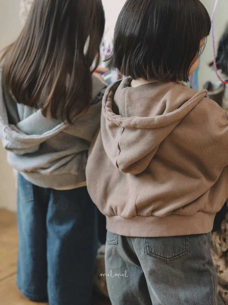Melmel - Korean Children Fashion - #kidzfashiontrend - Hood Zip-up Jacket - 3
