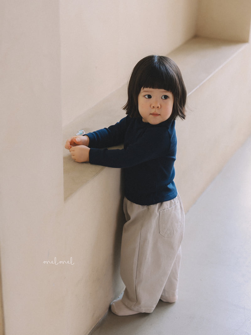 Melmel - Korean Children Fashion - #kidzfashiontrend - Cotton Baggy Pants - 6