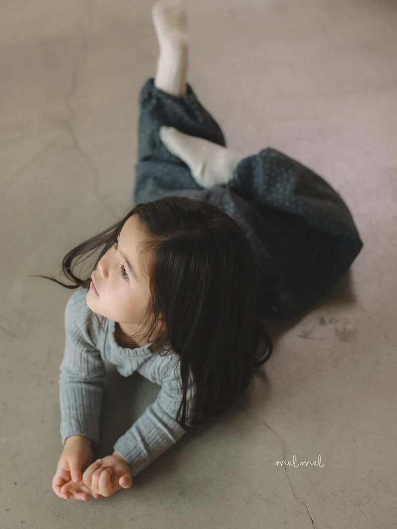 Melmel - Korean Children Fashion - #Kfashion4kids - Milk Rib Tee - 4